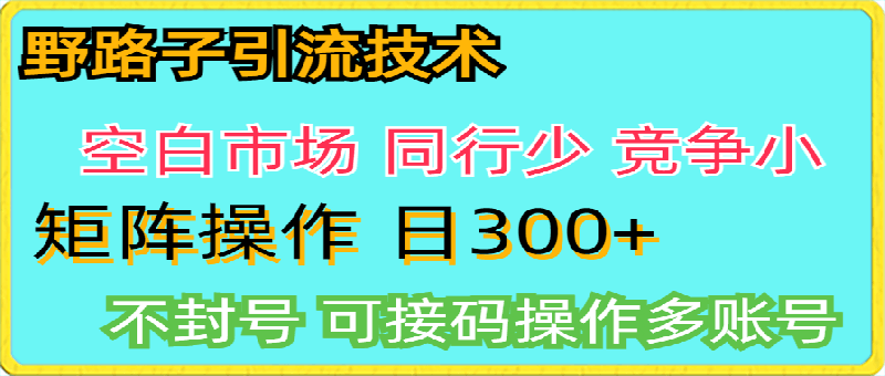 拼多多野路子引流创业粉 实战教学