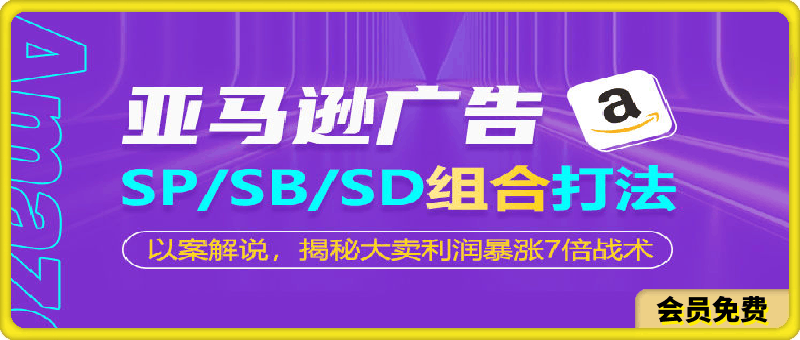 亚马逊SP/SB/SD广告组合打法