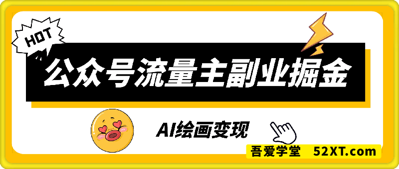 AI绘画变现秘籍：公众号流量主副业狂挣，网创人速来掘金【揭秘】