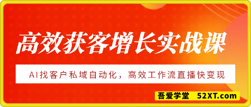 AI高效获客增长实战课