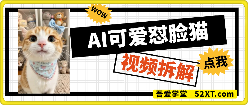 AI可爱怼脸猫视频拆解