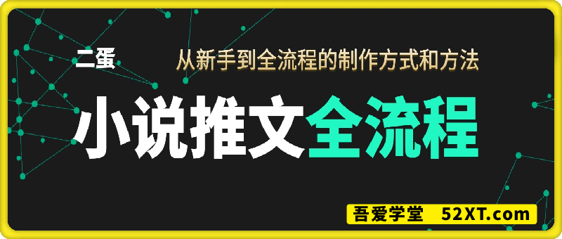 小说推文全流程课程