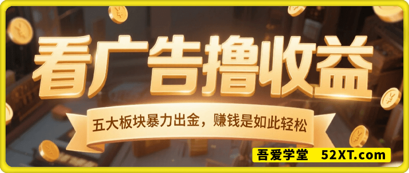 全网首发看广告撸收益，五大板块暴力出金，平台采用保底托底，赚钱是如此轻松