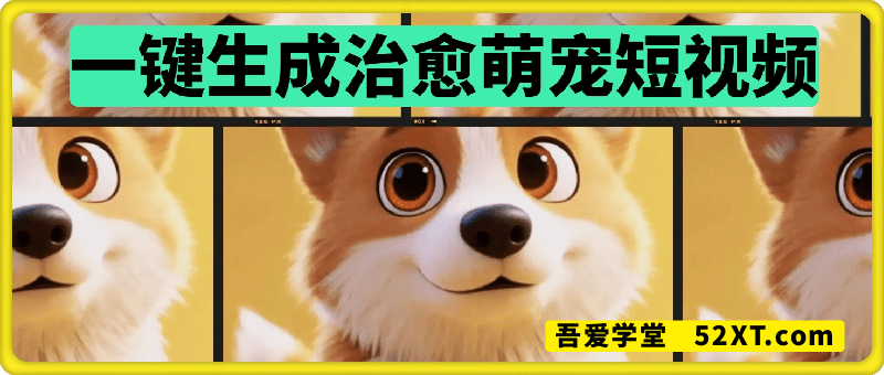 一键生成治愈萌宠短视频工作流