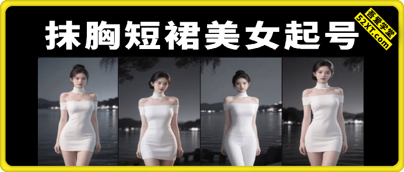 抹胸短裙美女起号教程