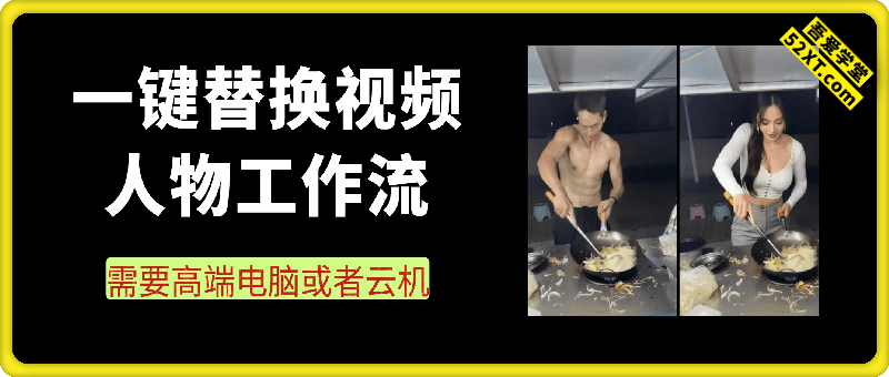 一键替换视频中的人物云端工作流