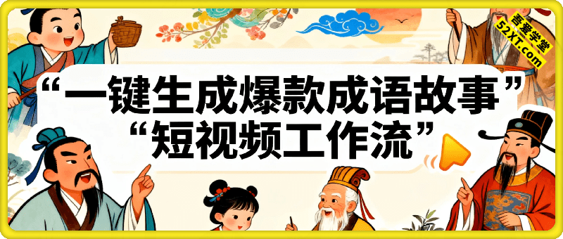 一键生成爆款成语故事短视频工作流