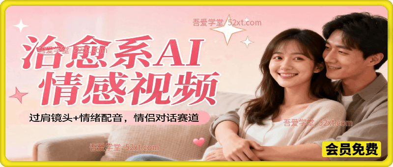 治愈系AI情感视频！过肩镜头+情绪配音，情侣对话赛道