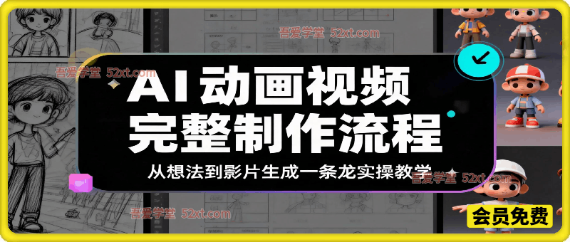 AI动画视频完整制作流程，从想法到影片生成一条龙实操教学