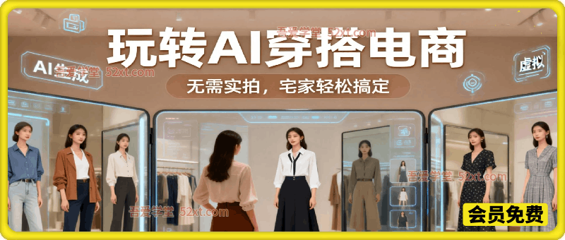 2026新风口：玩转AI穿搭电商，无需实拍，宅家轻松搞定