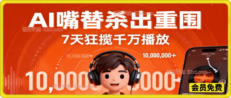 AI嘴替杀出重围，7天狂揽千万播放！（附完整实操流程）