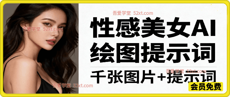 性感美女Ai绘图提示词（千张图片+提示词）