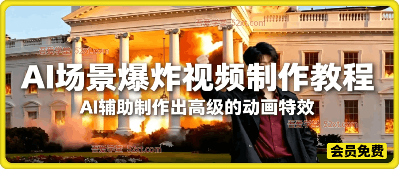 AI场景爆炸视频制作教程