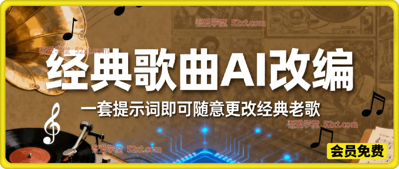 抖音音乐人，经典歌曲AI改编涨粉43万，一套提示词即可随意更改经典老歌