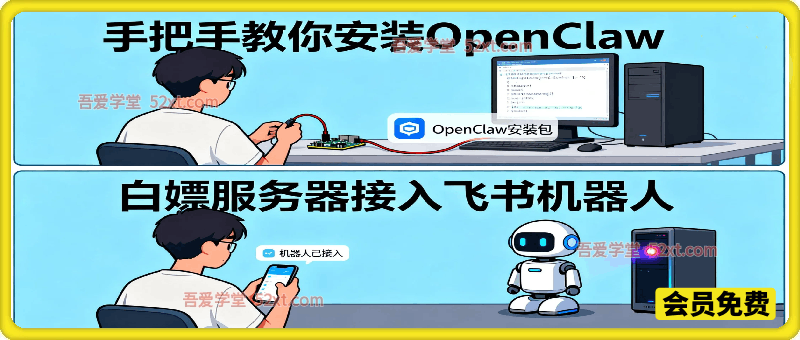 手把手教你白嫖腾讯云服务器并安装OpenClaw和接入飞书机器人