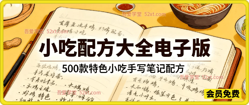 500款特色小吃配方大全电子版