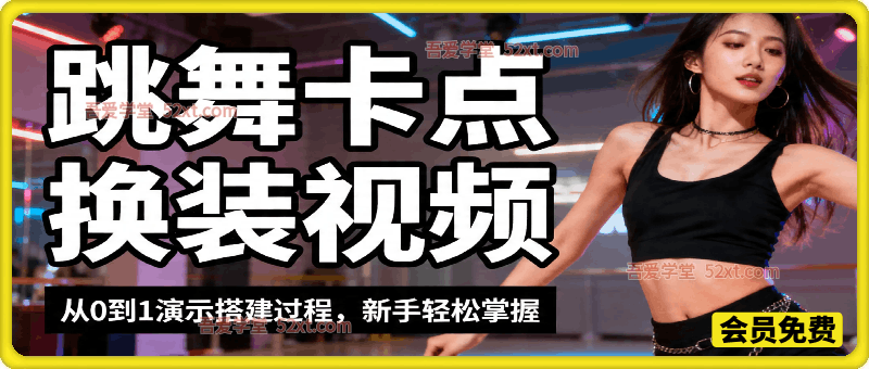 《跳舞卡点换装视频》Coze工作流，两分钟制作完成，从0到1演示搭建过程