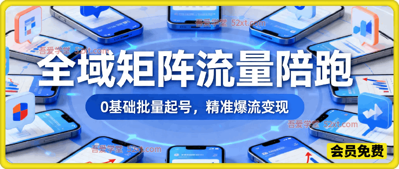 Y 仔全域矩阵流量陪跑｜0 基础批量起号，精准爆流变现