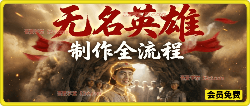 无名英雄AI短片制作流程！用无线画布复刻一个短片。仅供参考学习。