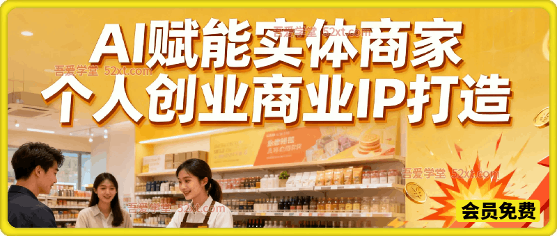 AI赋能实体商家·个人创业商业IP打造