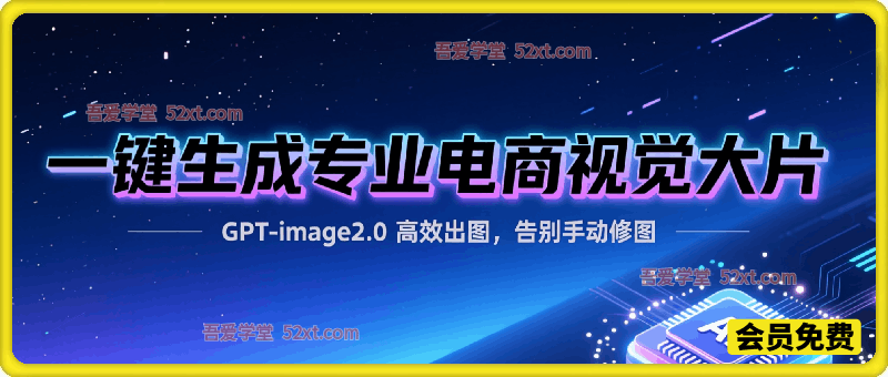 一键生成专业电商视觉大片，GPT-image2.0 高效出图