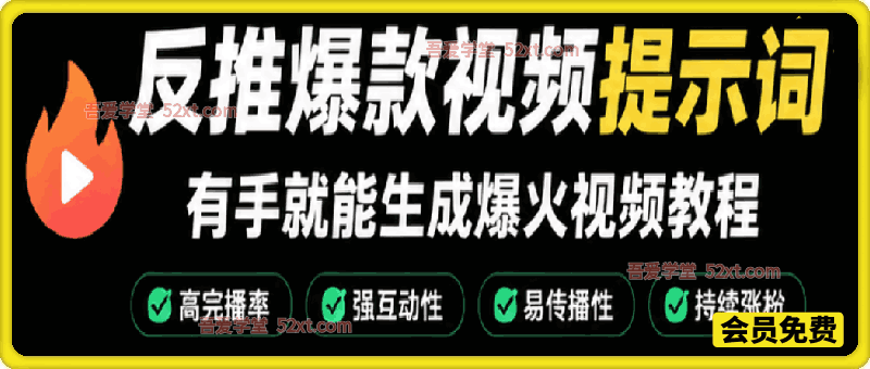 反推爆款视频提示词。有手就能生成爆火视频教程