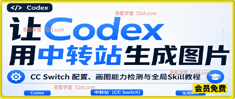 让 Codex 用中转站生成图片：CC Switch 配置、画图能力检测与全局 Skill 教程