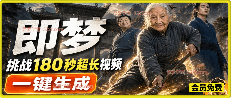 即梦挑战180秒超长视频！一键生成3分钟电影？完整制作流程详细分享！