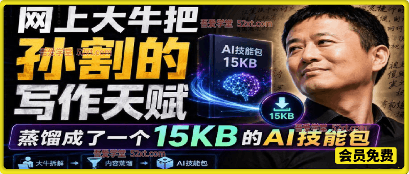 网上大牛把孙割的写作天赋，蒸馏成了一个15KB的AI技能包