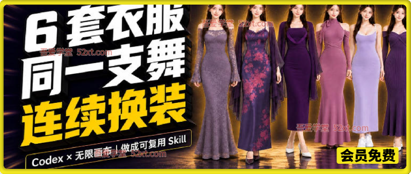 同一支舞，6套衣服按顺序切换：我把服装换装视频做成了一个Skill