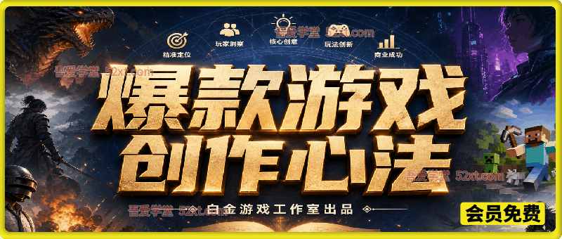 工作室爆款游戏创作心法｜从企划世界观到关卡开发，完整掌握游戏全流程制作核心方法论