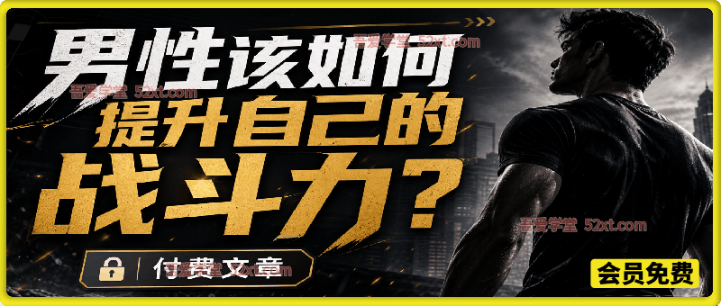 付费文：男性该如何提升自己的战斗力？