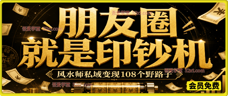 朋友圈就是“印钞机”，风水师私域变现108个野路子，一条朋友圈换一单生意，线上线下一起吃【文档】