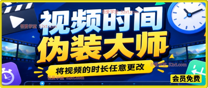 视频时间伪装大师，将视频的时长任意更改