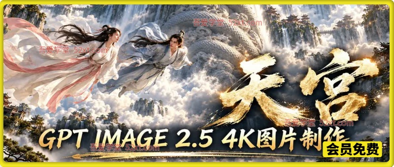 GPT Image 2.5实测！4K到底多清楚？皮肤、手指、修图与天宫场景全面测试